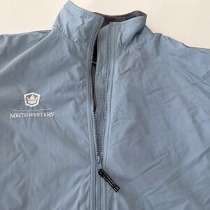Northwestern University Fleece Lined Woman's XL Light‎ Blue Jacket Full Zip 210